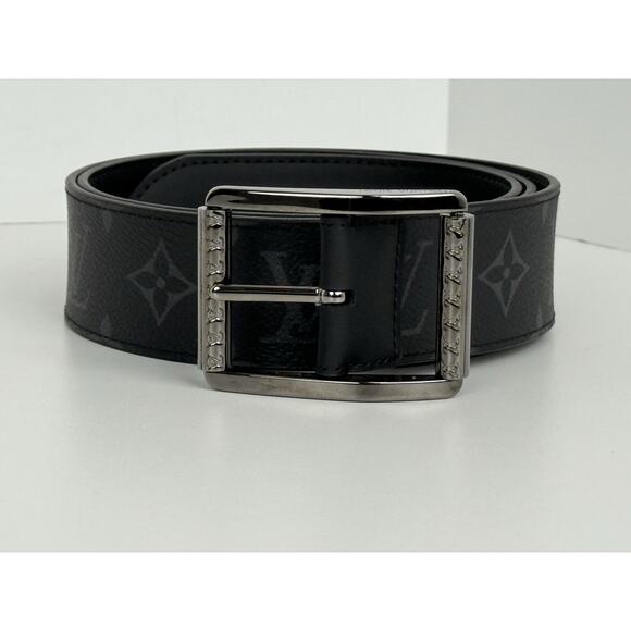 Louis Vuitton Uptown 35mm Reversible Belt MonogramEclipse Canvas - Picture 1 of 7